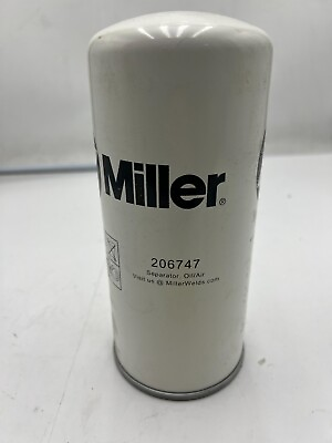 #ad Miller 206747 Separator Oil Air Filter Heavy Duty White $215.95