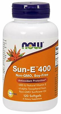 #ad NOW Supplements Sun E 400 IU with d alpha Tocopherol from Non GMO Sunflower ... $34.62