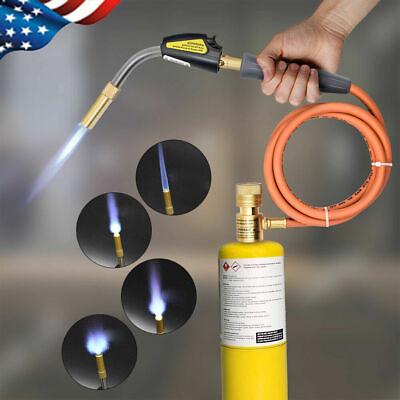 Mapp Gas Plumbing Turbo Burner Torch Propane Soldering Brazing Welding Torch Kit #ad $38.00