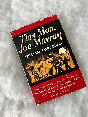 #ad #ad This Man Joe Murray by William Corcoran 1937 HC FIRST EDITION $39.95