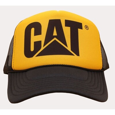 #ad Caterpillar CAT Foam Snap Back Trucker Hat $18.99