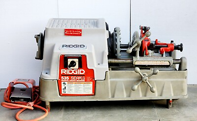 #ad RIDGID 535 SERIES MANUAL CHUCK MACHINE RIDGID Model 535 Threading Machine $4499.00