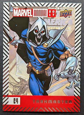 #ad Taskmaster 2017 Marvel Annual Upper Deck Card #64 NM $1.98