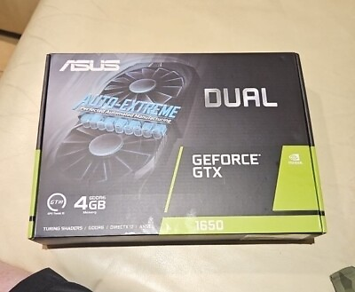 #ad ASUS Dual Geforce GTX 1650 4GB GDDR6 IP5X Auto Extreme Technology Dual Tweak $149.99