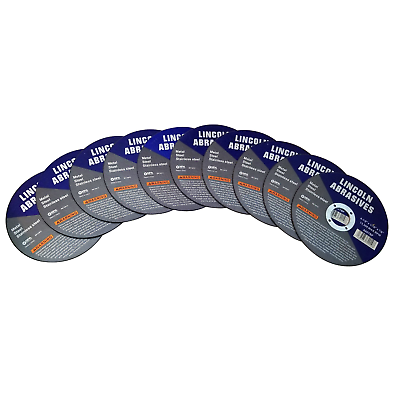 #ad 10 Pc 4 1 2quot; x 1 16quot; x 7 8quot; Cut off Wheels Stainless Steel Metal Cutting Discs $12.99