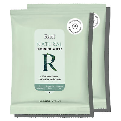 #ad #ad Rael pH Balanced Flushable Feminine Wipes Daily Use Clean Ingredients 2 Pack $8.00