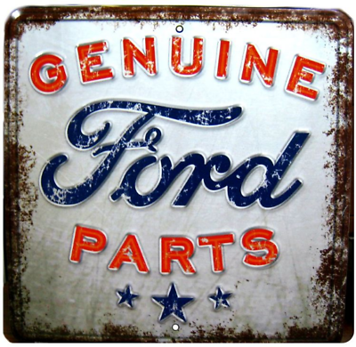 #ad #ad Genuine Ford Parts Vintage Style Embossed Metal Signs Man Cave Garage Shop Decor $24.99