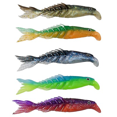 #ad Multi Segment Design Soft Fishing Bait with Lifelike Swimming Perch Pike Lures $13.52