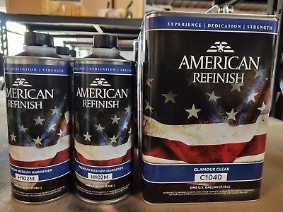 #ad American Refinish High Solids Clear Coat Urethane 2 1 Kit. Show Car Clearcoat $295.00