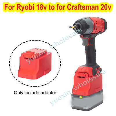 Adapter For Craftsman v 20 20V Power Tools Works on for Ryobi 18v Battery #ad $27.44