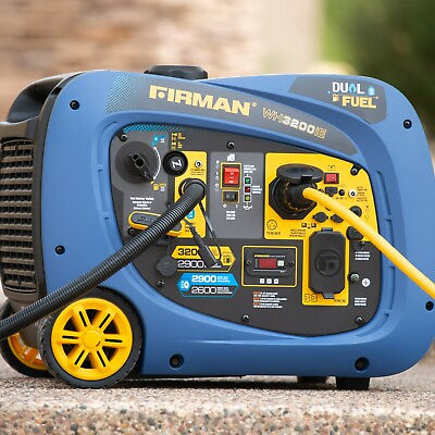 FIRMAN WH02942F 3200 2900W Dual Fuel Inverter Portable Generator $499.99