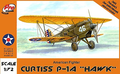 #ad 1 72 Curtiss P 1A Hawk US Army Fighter Aircraft Model Kit Pro Resin R72004 $32.95