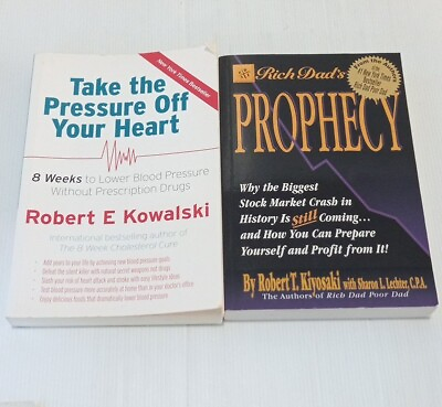 #ad #ad Take The Pressure Off Your Heart Book amp; Prophecy 2 Paperbacks Robert E Kowalski AU $26.62