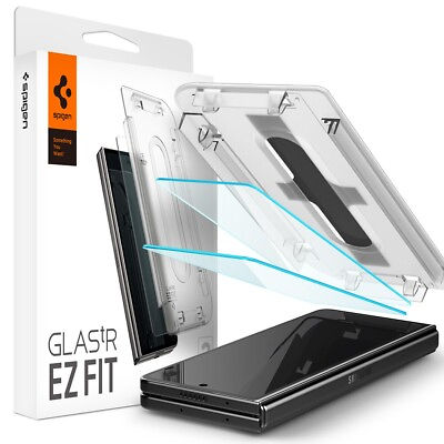 #ad Galaxy Z Fold 5 Screen Protector Spigen GlasTR EZ FIT Tempered Glass $17.99