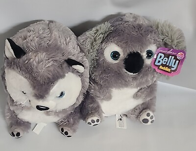 #ad Nanco Belly Buddies Husky Dog amp; Koala 8quot; Plush Animals $7.49