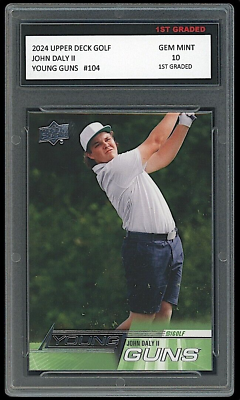 #ad John Daly II 2024 Upper Deck Golf Young Guns 1st Graded 10 Rookie Card RC #104 $62.99