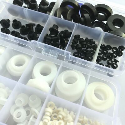 #ad T Type Plastic Washer Nylon Transistor Gasket Spacer Screw Thread Protector Kit $10.99