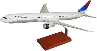 #ad #ad Delta Airlines Boeing 767 400 DeltaFlot Hue Desk Top 1 100 Jet Model SC Airplane $1599.99