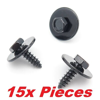 #ad BMW Hex Screw with Washer Under tray wheel arch Mounting Screw 07147129160 15pcs GBP 7.85