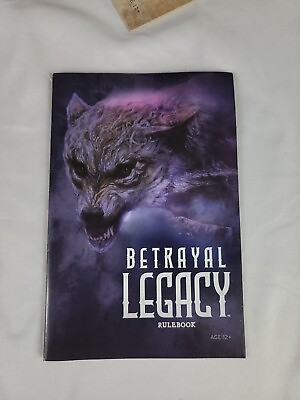 #ad Replacment Rule Book for Betrayal Legacy Board Game P Reset Legacy Parts $14.95