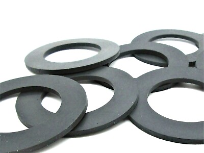 #ad 1 1 2quot; ID XL Thick Industrial Grade Rubber Washers 2 1 2quot; OD 1 16quot; Thick $31.50