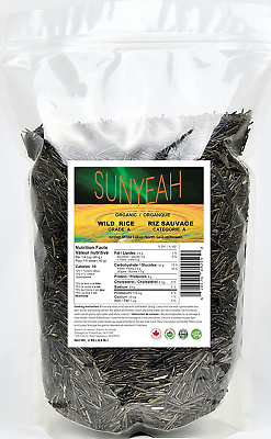 #ad Organic Canadian Wild Rice 2 Kg4.4 LB Grade A Full Grain（10 15mm） North $79.76
