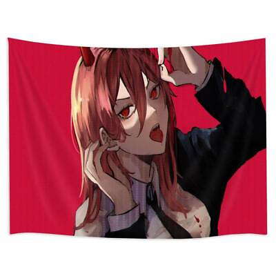 #ad Poster Anime Girl Power Devil Blood Cute Figure Posters Anime Tapestry $7.99