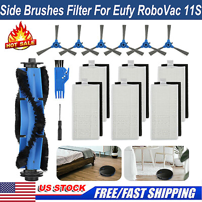#ad #ad US Side Brushes Filter Parts For Eufy RoboVac 11S 30 30C 25C 15C 35C Replacement $14.99