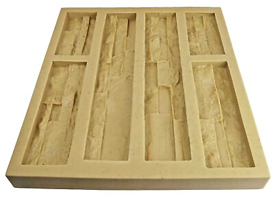 #ad Veneer Stone Rubber Mold for Concrete or Plaster Western Quick Fit Flats $132.95