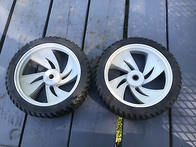 #ad S2 020568 PRESSURE WASHER TROY BILT 2800 PSI PAIR OF WHEELS 313837GS $38.88