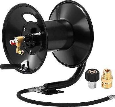 #ad Tool Daily Pressure Washer Hose Reel 150 FT Heavy Duty Steel 150 $179.94