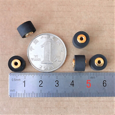 #ad #ad Replacement Pressure Belt Wheel Rubber Pulley Retractor Wheel for Audio Deck ## $12.06