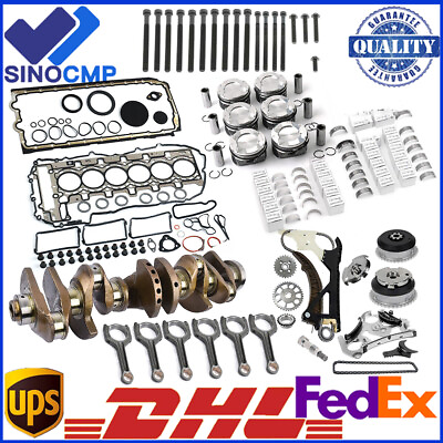 #ad Engine Rebuild Kit Crankshaft amp; Con Rods amp; Timing Kit For BMW N55B30 3.0L $500.72