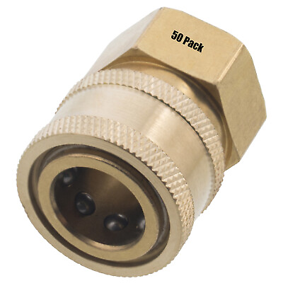 #ad 50 3 8quot; FPT Female Brass Socket Quick Connect Coupler Pressure Washer Nozzle $154.99