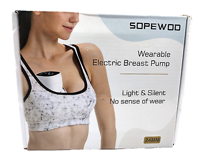 #ad Sopewod Wearable Breast Pump Hands Free Electric Breast Pump 22MM $28.40