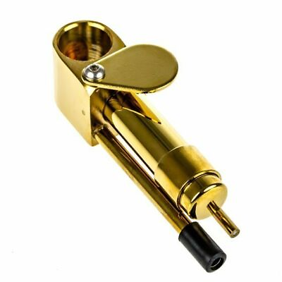 #ad 1× Brass Tobacco Smoking Proto Pipe style w Stash Storage Cylinder Chamber $9.99