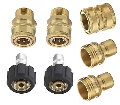 #ad Pressure Washer Quick Connect Adapter Set for Sun Joe SPX Series M22 15mm to... $39.60