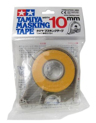 #ad Tamiya 87031 Masking Tape 10mm x 18m in Dispenser Tool Hobby USA Seller $9.95