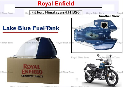 #ad #ad Royal Enfield quot;LAKE BLUE PETROL GAS FUEL TANKquot; For HIMALAYAN 411 BS6 $321.23