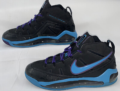 #ad Nike Power Max PE David West US Mens Size 11.5 Black Purple Rare No OG Box $110.00