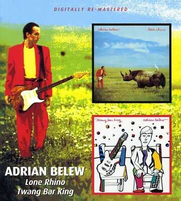 #ad #ad Adrian Belew Lone Rhino Twang Bar King New CD $16.73