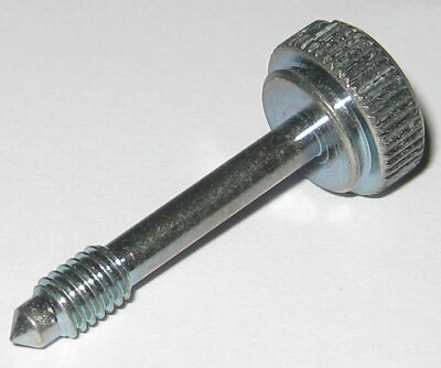 #ad Slotted Knurled Captive Screw 10 32 x 1 4quot; L Thread Zinc Plated Steel $8.95