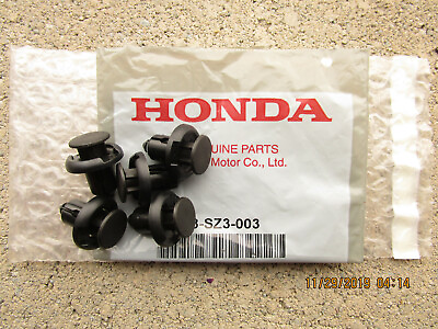 #ad FITS: 96 19 HONDA UNDER COVER RETAINER CLIPS OEM QTY = 5 BRAND NEW $33.52
