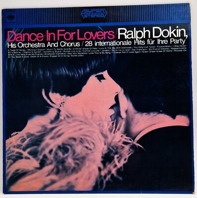 #ad Ralph Dokin ‎– Dance In For Lovers 1968 NM VG vinyl LP CBS Germany $16.13