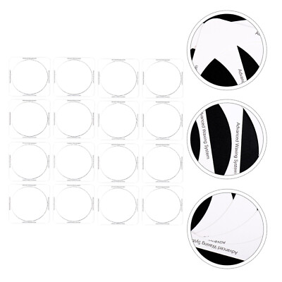 #ad 20pc Square Wax Warmer Collar Ring Stain Resistant Paper Pad White $8.45