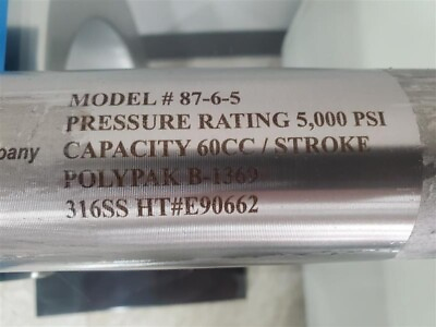 HIP High Pressure 87 6 5 5000 PSI Pressure Generator 316SS $1499.00