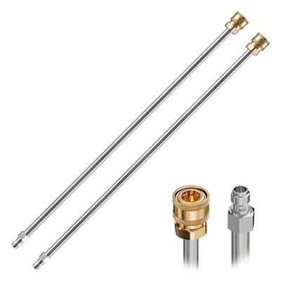 #ad 2 Pack 24 Inch Pressure Washer Extension Wand with 1 4 Inch Quick Connect $37.50