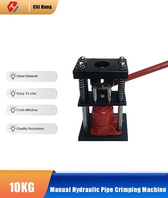 #ad Manual Hydraulic Pipe Crimping Machine Pressure Pipe Crimping Device $210.39