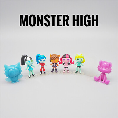 #ad 7 PCS Monster High Cartoon Mini FigureTOY $19.40
