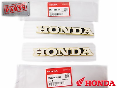 #ad Honda Gas Tank Emblem Badges 71 75 CB500 K CB550 69 71 CB750 K OEM 87121 300 030 $82.85